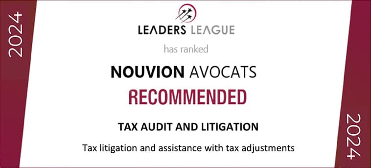 leaders league tax audit and litigation 2024 EN- Nouvion Avocats