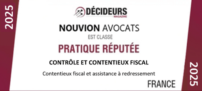 decideurs controle et contentieux fiscal 2025 FR - Nouvion Avocats