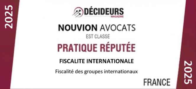 decideurs fiscalité internationale 2025 FR - Nouvion Avocats